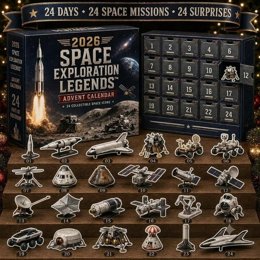 2026 Space Exploration Legends Advent Calendar - 24 Days of Space Missions, 24 Collectible Surprises