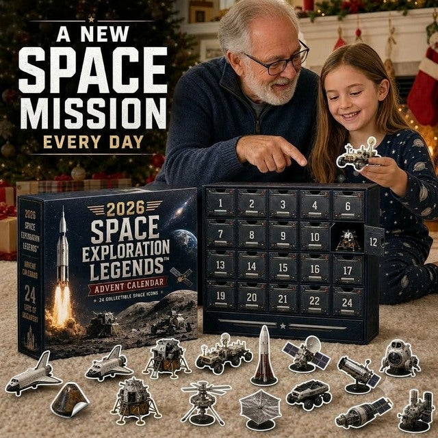 2026 Space Exploration Legends Advent Calendar - 24 Days of Space Missions, 24 Collectible Surprises